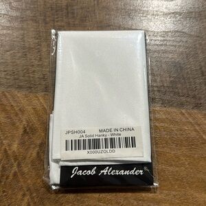 Jacob Alexander Men's Pocket Square Solid Color Handkerchief. NWT!!